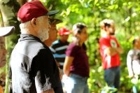 Pessoas no assentamento no Pará