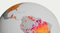  Mapa de emissões de uso da terra.