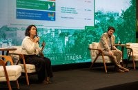 Painel de lançamento do curso Municípios Preparados para a Emergência Climática