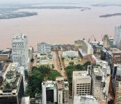 cidade inundada