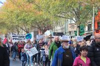 Manifestação pelo combate às mudanças climáticas em Melbourne