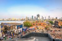 imagem mostra favela em Mumbai na Índia