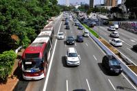 Viagens de ônibus como modo principal tiveram queda de 8% segundo o levantamento (foto: Mariana Gil/WRI Brasil)