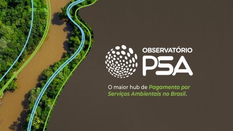 Banner do Observatório Pagamento por Serviços Ambientais 