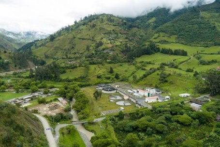 A estação de tratamento de esgoto de Loja foi projetada para manter os rios seguros