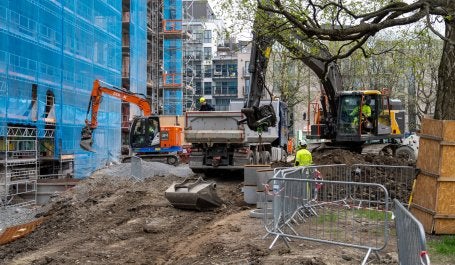 construção em Oslo, cidade que tem orçamento climático 