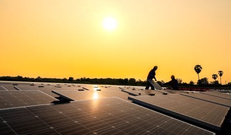 instalação de energia solar