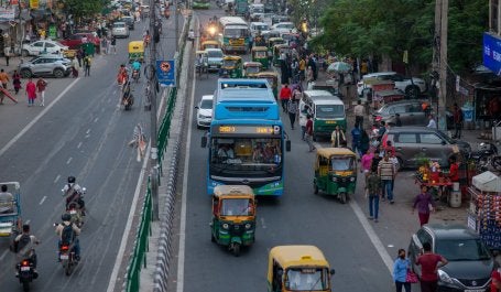 mobilidade urbana na índia