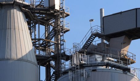 Imagem mostra estrutura industrial