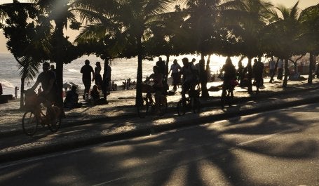 Imagem mostra tarde no Rio de Janeiro
