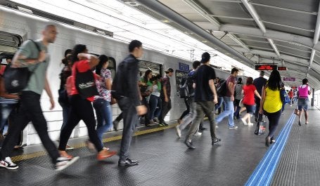 Estação de transporte coletivo em São Paulo (foto: Mariana Gil/WRI Brasil)