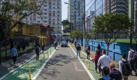 Joel Carlos Borges, rua completa implementada em São Paulo (Foto: Victor Moriyama/WRI Brasil)