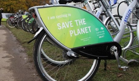 Bikes na COP 23 em Bonn, Alemanha. (Foto: WRI)