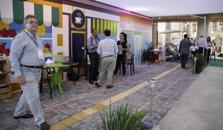 Modelo de Rua Completa construído no IV EMDS (Foto: Mariana Gil/WRI Brasil)