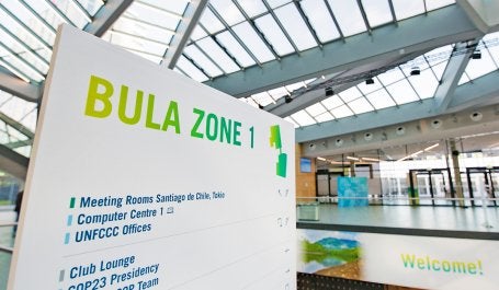 Recepção em Bonn para a COP23 (Foto: UNclimatechange/flickr)