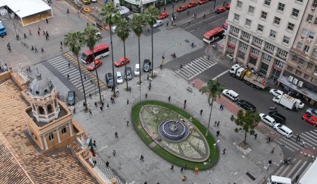centro e infraestrutura de Porto Alegre