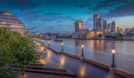 imagem de uma paisagem urbana de Londres