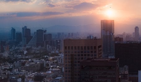 skyline da cidade do méxico