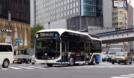 ônibus a hidrogênio em Tóquio