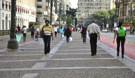 São Paulo obteve uma redução significativa no número de acidentes com pedestres 