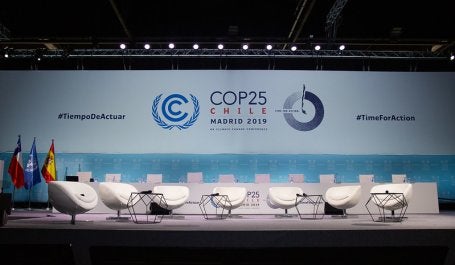 Plenária da COP 25 em Madri
