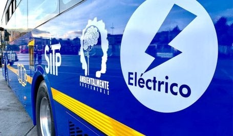 lateral de onibus eletrico