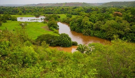 imagem mostra área rural próxima a rio no Espírito Santo