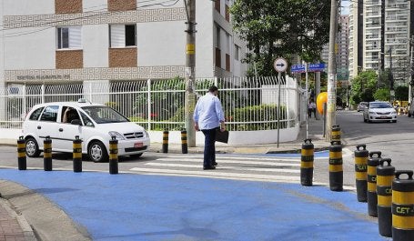 Desenho da rua é determinante para a segurança de todos (foto: Mariana Gil/WRI Brasil)