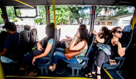 Maioria das denúncias foram de crimes ocorridos dentro dos ônibus (Foto: Bruno Campos de Souza/WRI Brasil)