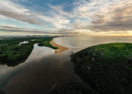 Vista aérea de Rio Jucu - Espírito Santo (ES) em 2021