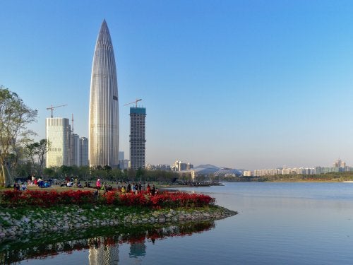 parque na região central de Shenzhen